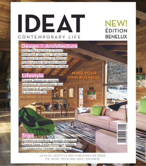 De la maison au travail, les espaces parlent volumes dans le cinquième numéro de IDEAT Benelux