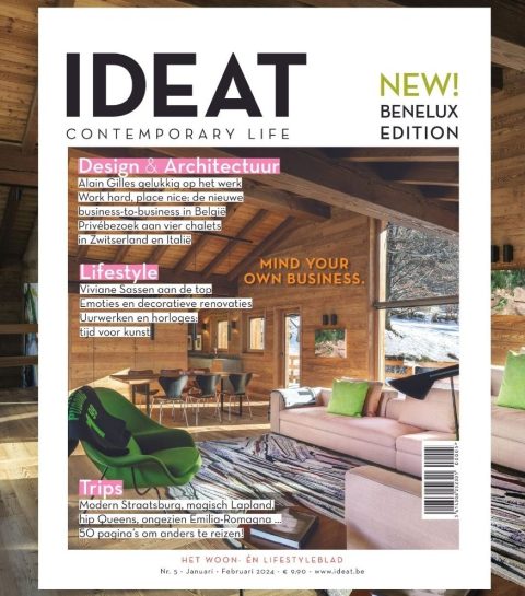 Van thuis tot op het werk, ruimtes spreken boekdelen in het vijfde nummer van IDEAT Benelux